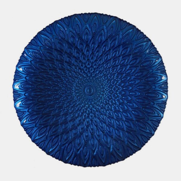 Wholesale glass charger plate PZ-036 product photo
